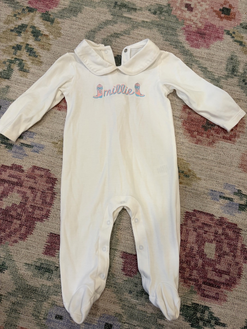 "Millie" Monogrammed Bodysuit